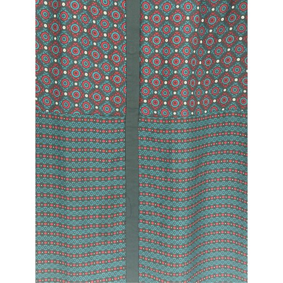 Ann Taylor size 14 navy blue print long sleeve shift dress - Picture 5 of 10